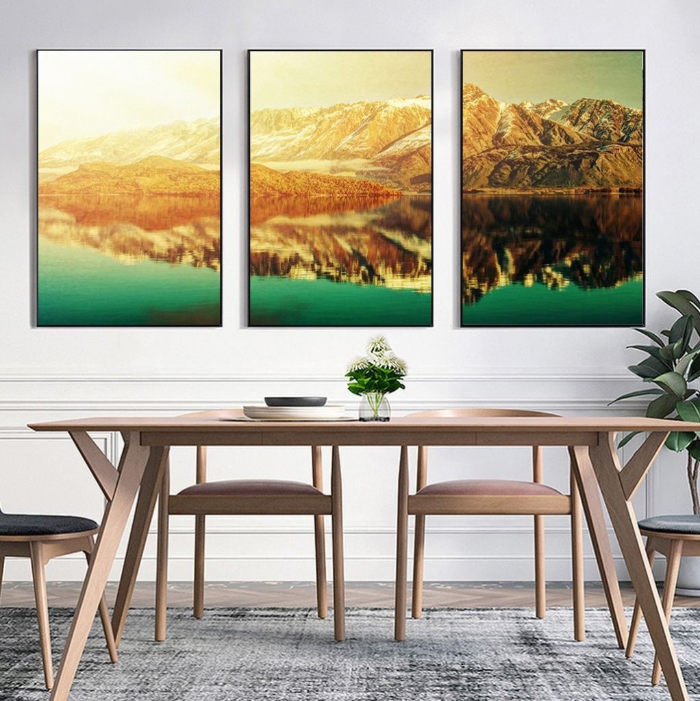 Ảnh minh họa tranh Canvas làm nổi bật lên không gian sinh hoạt (Nguồn: Tham Khảo)