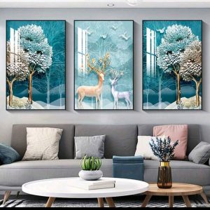 Ảnh minh họa tranh Canvas làm nổi bật lên không gian sinh hoạt (Nguồn: Tham Khảo)