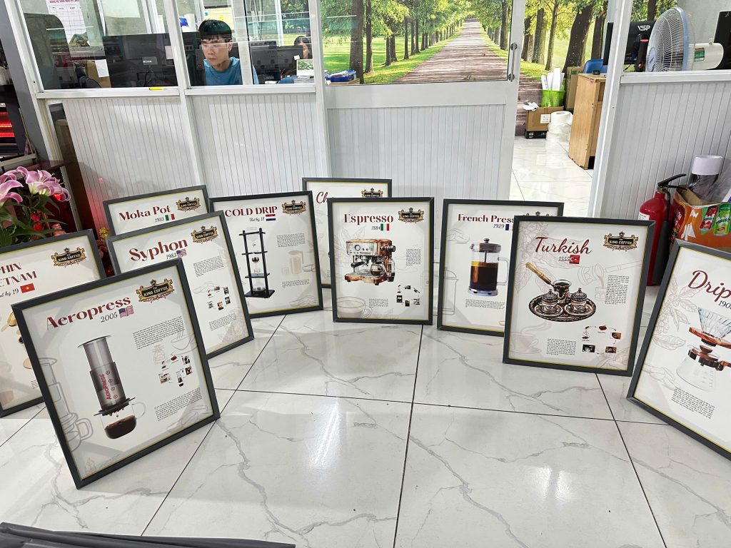 Sản phẩm hoàn thiện tranh trên nền Canvas