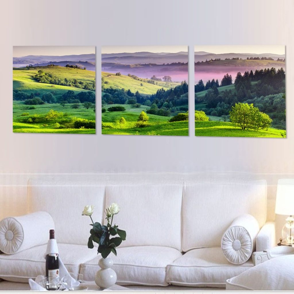 Ảnh minh họa tranh Canvas hòa hợp chìm vào không gian (Nguồn: Tham Khảo)